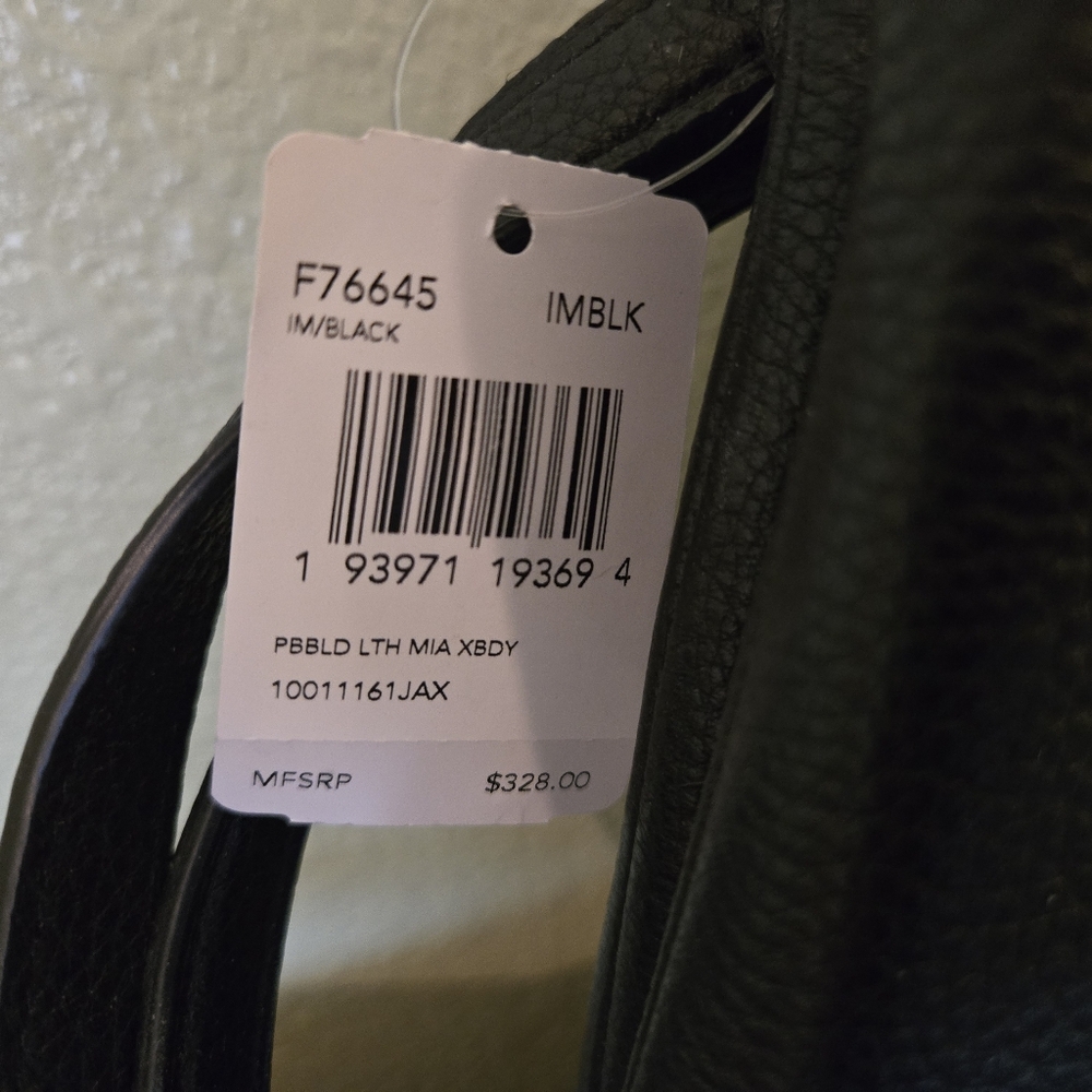 Coach Black Leather Crossbody Bag - Picture 4 of 9